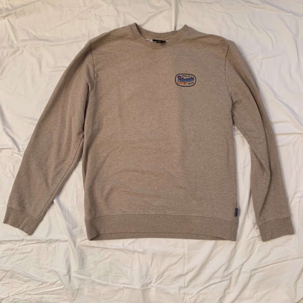 Khaki Patagonia Crewneck Sweatshirt